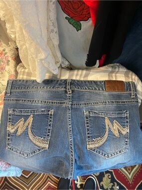 Maurices Blue Women’s Bootcut Jeans with Embroidered Back Pockets